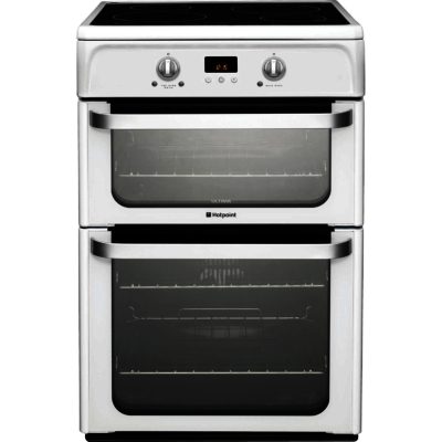 Hotpoint HUI612P Ultima Electric Cooker with Induction Hob in White